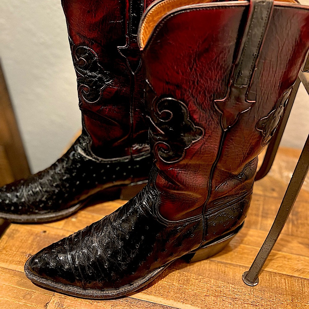 Lucchese mens western boots, good used condition.